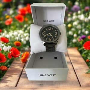 Nine West Women's Quartz Boyfriend Watch